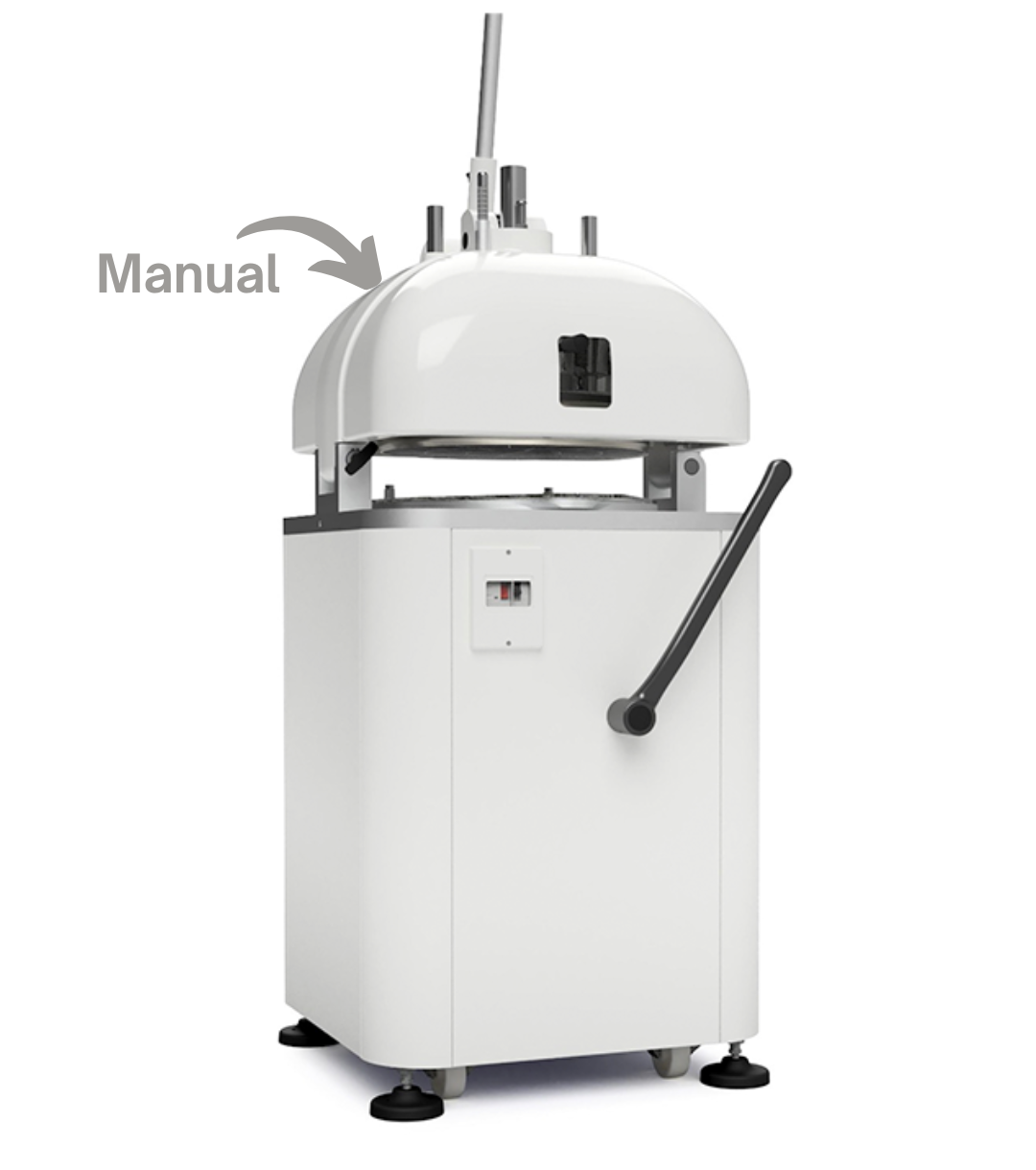 Vitella Manual Divider Rounder Machine with label that identifies it as Manual.